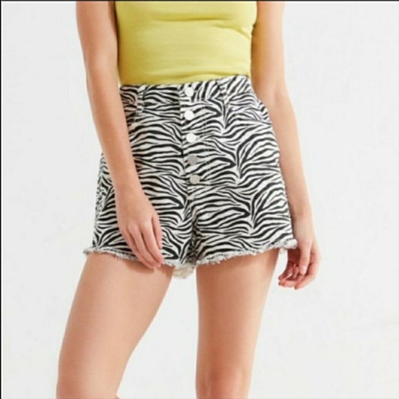 Nwt Bdg urban outfitters zebra stripe shorts - Picture 2 of 8